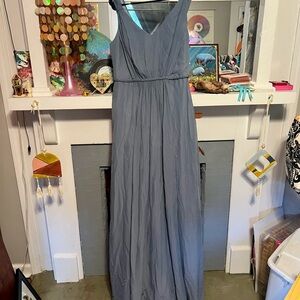 Weddington Way Slate Blue Maxi Dress